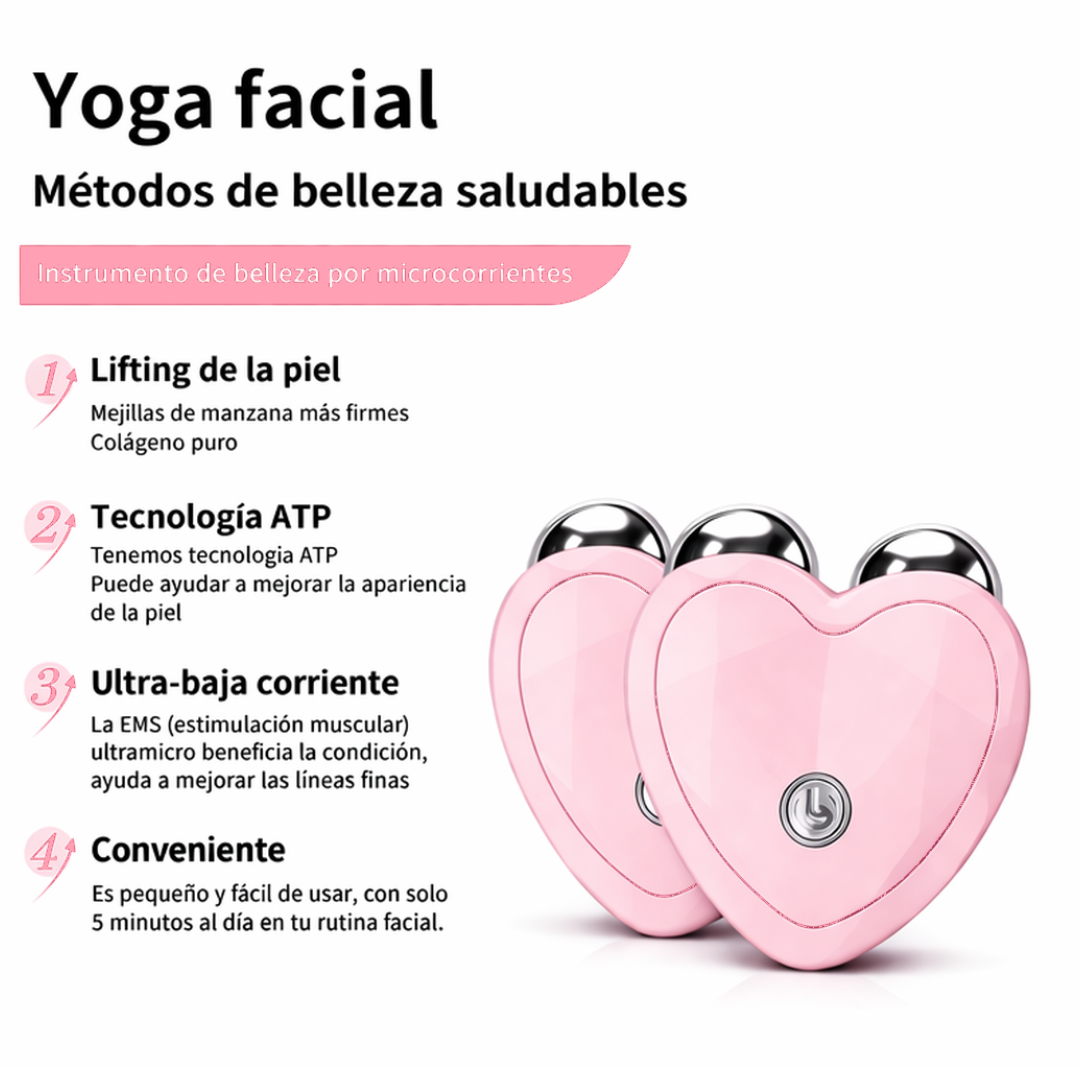 Masajeador de microcorriente para el cuidado facial